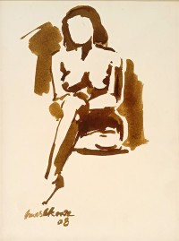 Mashkoor Raza, 10 x 12 Inch, Watercolor On  Paper, Abstract Painting, AC-MR-745